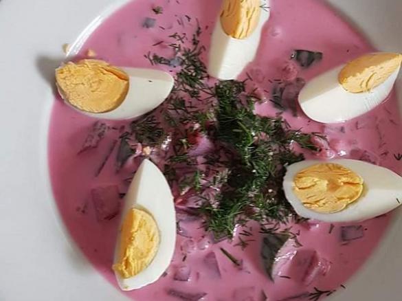 Kalte Rote Bete Suppe