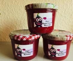 Feigen Marmelade mit Pflaumen und Amaretto