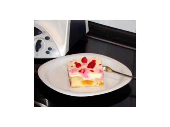 Pfirsich- Vanille- Schnitten