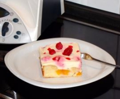 Pfirsich- Vanille- Schnitten