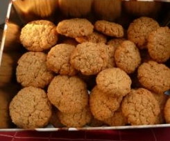 Cookies Kekse Plätzen mit Kokos