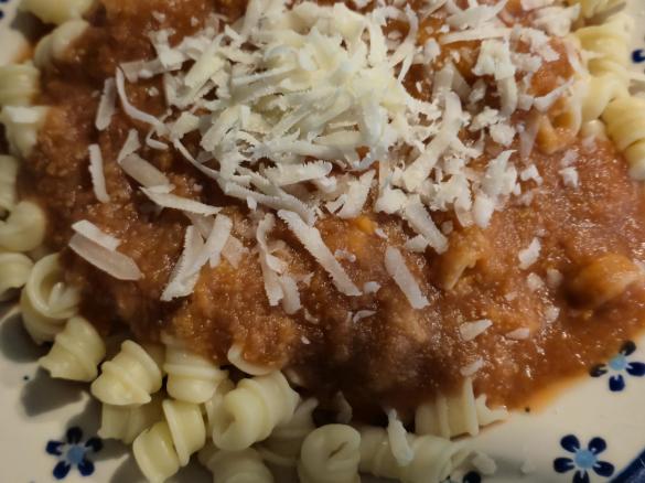 Schnellste Gemüsebolognaise