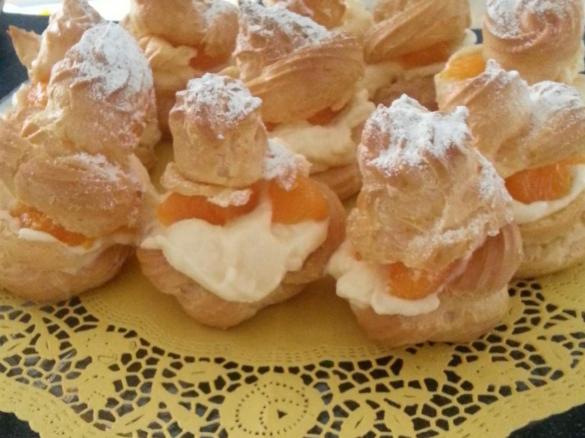 Windbeutel mit Mascarpone Eierlikör Creme