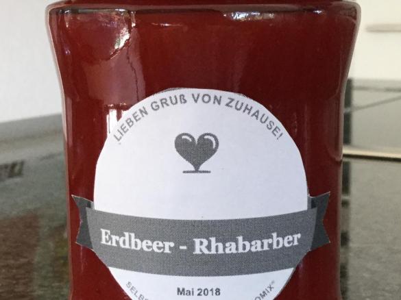 Erdbeer-Rhabarber Marmelade
