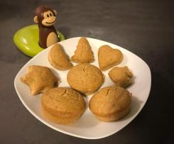 Nuss-Möhren-Bananen Muffin ab ca. 10 Monaten