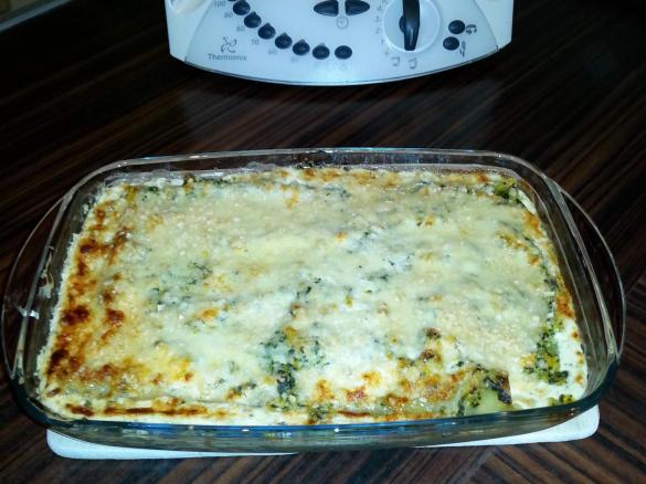 Leichte Cannelloni mit Spinat und Kürbis