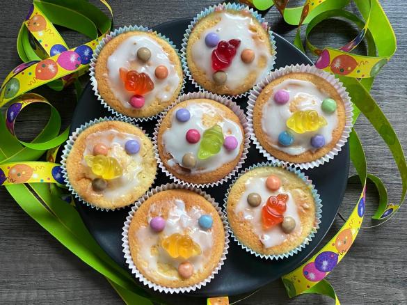 Muffins für Kindergeburtstag