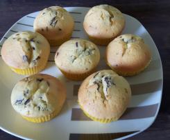 Zitronenmuffins mit Schokostreusel