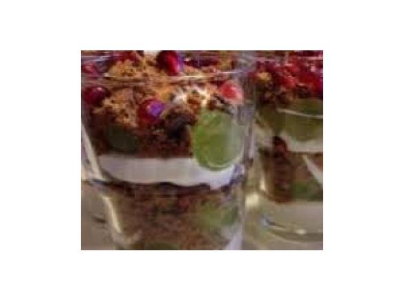 Traumdessert mit Granatapfel