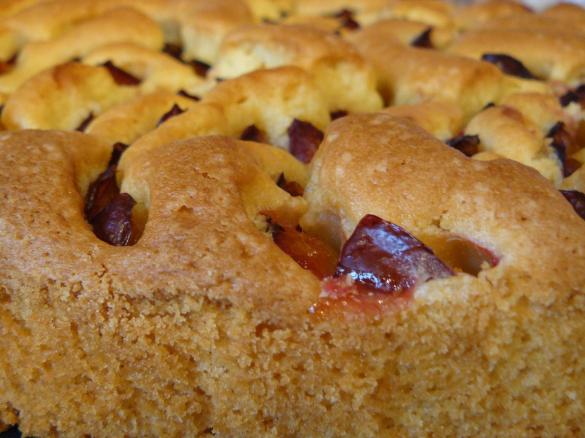 Zwetschgen-Eierlikör-Kuchen 