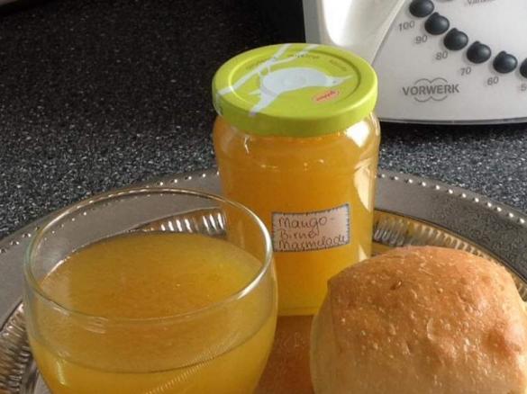 Mango-Birne Marmelade