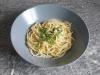 Spaghetti mit Knoblauch - Parmesan - Sosse