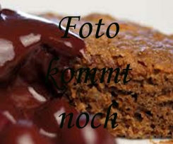 Lebkuchenparfait mit heissen Kirschen