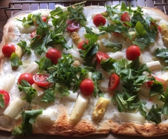 Spargelflammkuchen
