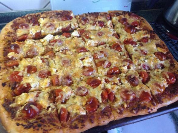 Pizza al Pesto Rosso