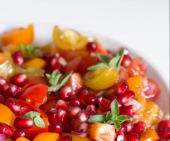 Tomaten-Granatapfel-Salat