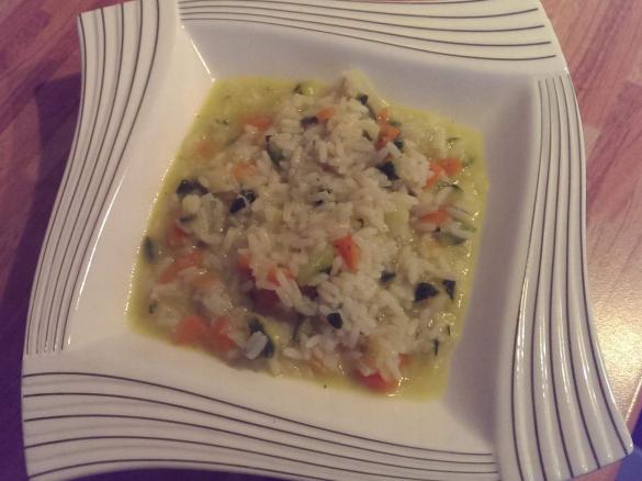 Risotto Möhren und Zucchini