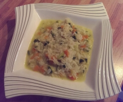 Risotto Möhren und Zucchini