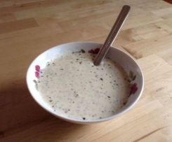Kräuterrahmsoße