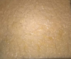 Süßes Risotto - Weiße Schokolade