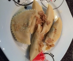 Kamutteigtaschen mit Nussbutter