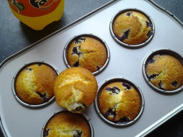 Blaubeermuffins mit Fanta