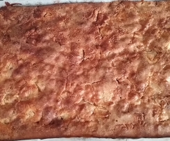 Apfelkuchen vom (kleinen) Blech - schnell und saftig