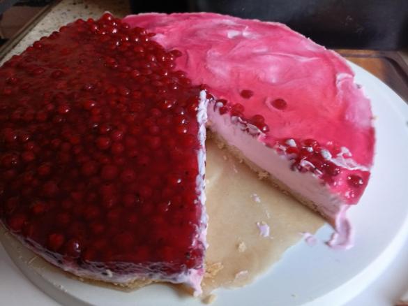 No bake Johannisbeer - Torte