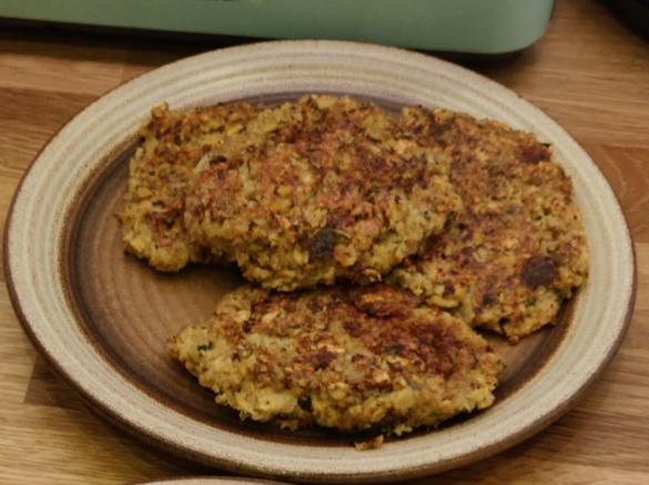 Kalorienarme Grünkernbratlinge