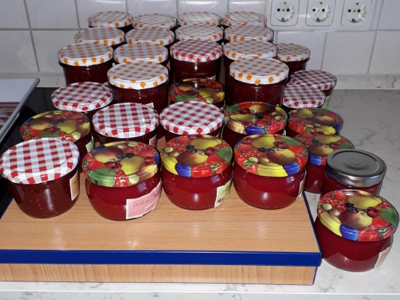 Variation Mirabellen-Himbeer Marmelade