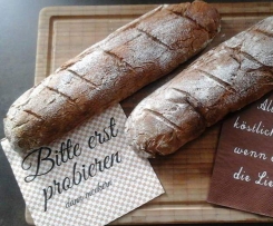 Variation von Rustikales Zwiebelbaguette