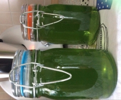 Grüner Gelee nach Oma Else (Apfel-Waldmeister)