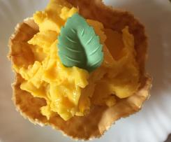 Mangoeis ohne Zucker und ohne Sahne (vegan)