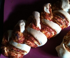 Pizza-Brot-Zopf (Partyähre aus Finessen 1/2011)
