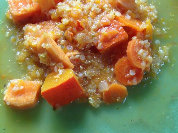 Kürbisgemüse mit Süßkartoffeln