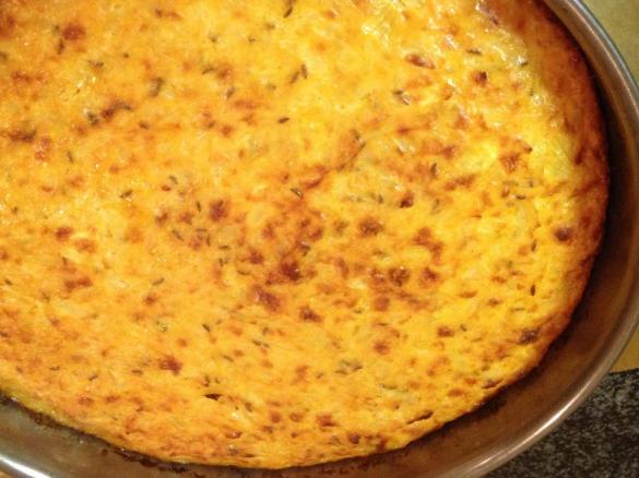 Saftiger Zwiebelkuchen, mit Dinkelmehl, vegetarisch