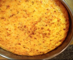 Saftiger Zwiebelkuchen, mit Dinkelmehl, vegetarisch