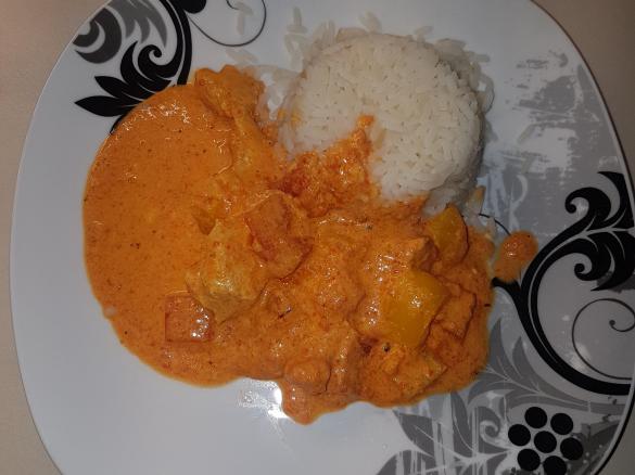 Paprika-Sahne Hähnchen