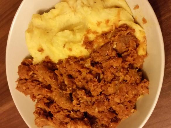 Variation von Szegediner Gulasch