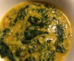 Kürbis-Spinat-Curry vegan
