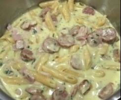 Würstchen Nudel Topf (ONE POT GERICHT)