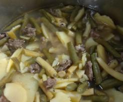 Bohnen-Rindfleisch-Topf All in one