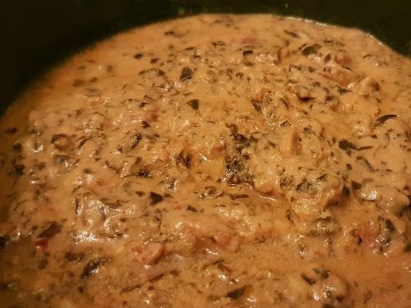 Popeyesuppe mit Spinat