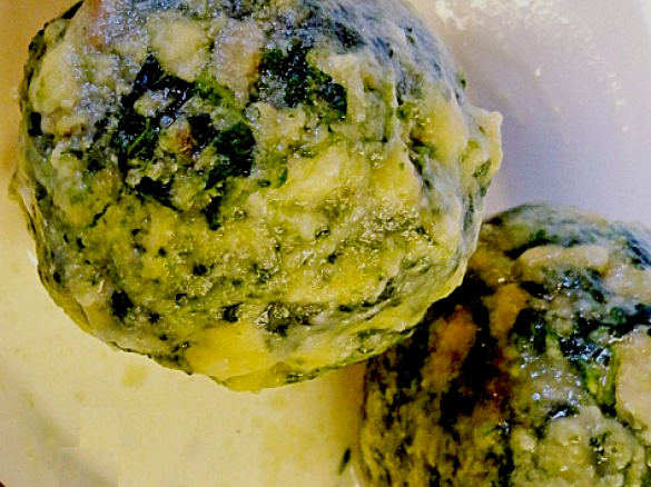 Spinatknödel