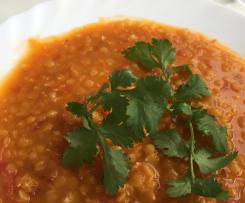 Rote-Linsen-Suppe (vegan)