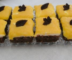 Schoko-Nuss-Kuchen mit Mango