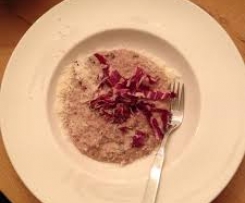 Radicchio Rotwein Risotto e Mascarpone