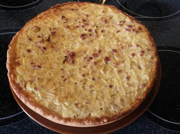 Zwiebelkuchen für zwei