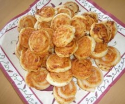 kleine Pizza Schnecken