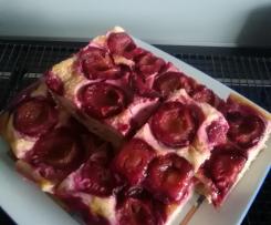 Pflaumenkuchen vom Blech (mit Vollkornanteil)